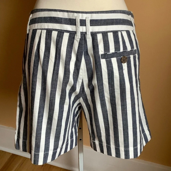 SANCTUARY Striped Boxer Cotton Bermuda Shorts - Picture 4 of 13